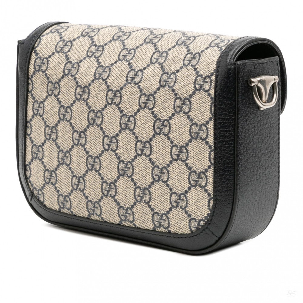 Gucci Horsebit 1955 Small Canvas GG Messenger Shoulder Bag GG Supreme