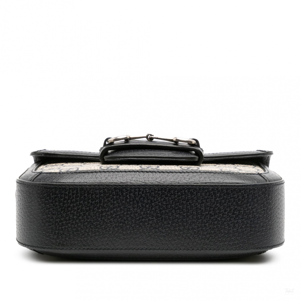 Gucci Horsebit 1955 Small Canvas GG Messenger Shoulder Bag GG Supreme