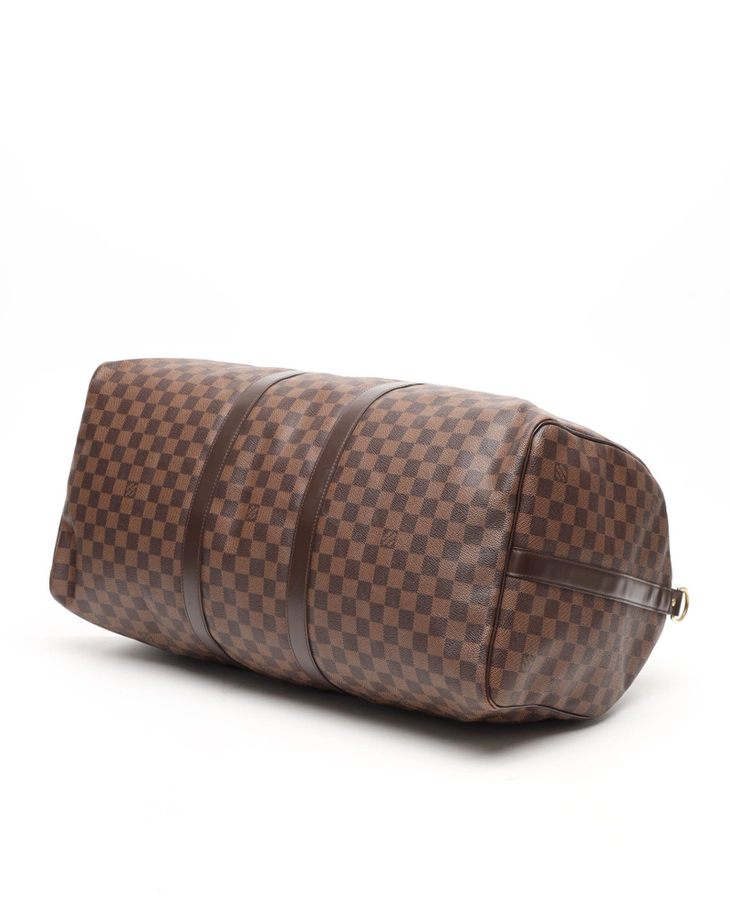 Louis Vuitton Damier Ebene Keepall 55 Weekend Bag