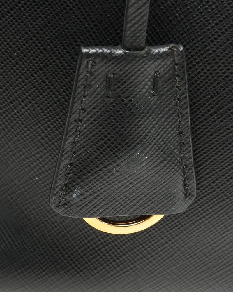 Prada Medium Saffiano Lux Galleria Double Zip Bag