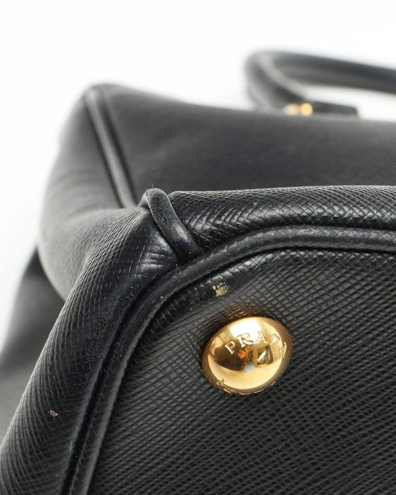Prada Medium Saffiano Lux Galleria Double Zip Bag