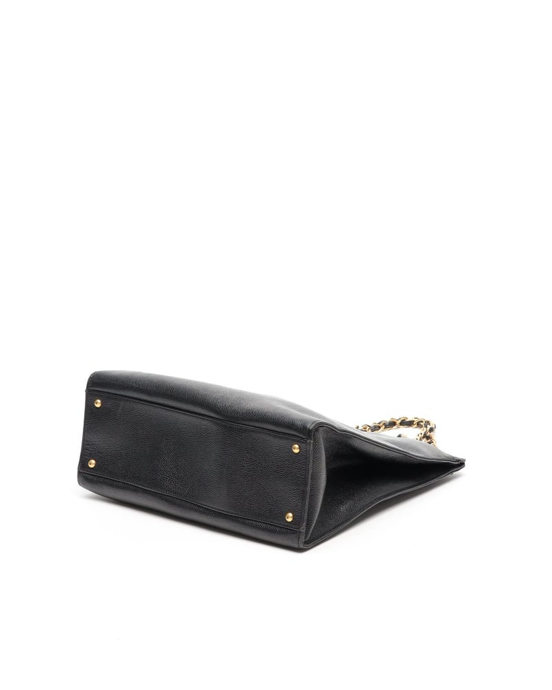 Chanel CC Caviar Chain Tote Bag