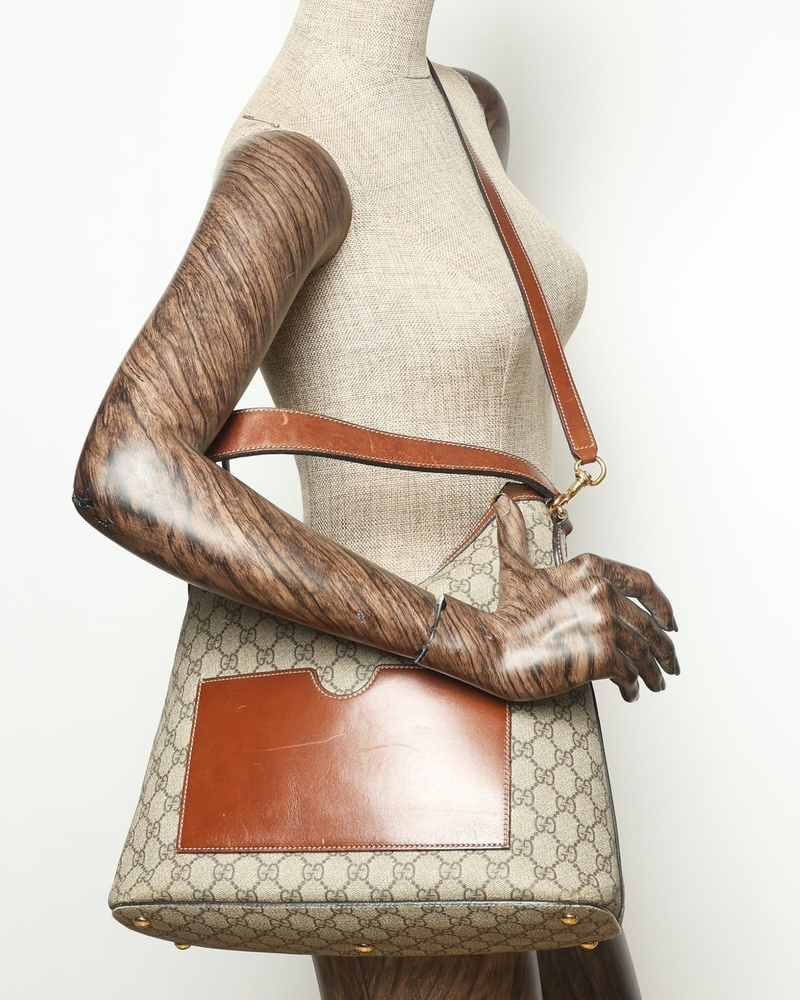 Gucci GG Supreme Linea A Hobo Bag