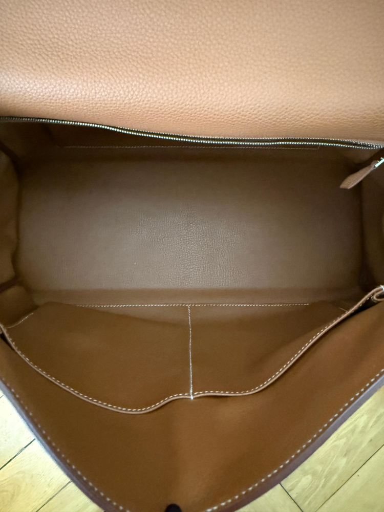 Hermès Kelly 40 Gold Togo Leather and Palladium Hardware