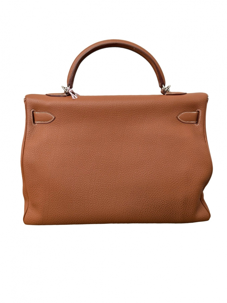 Hermès Kelly 40 Gold Togo Leather and Palladium Hardware