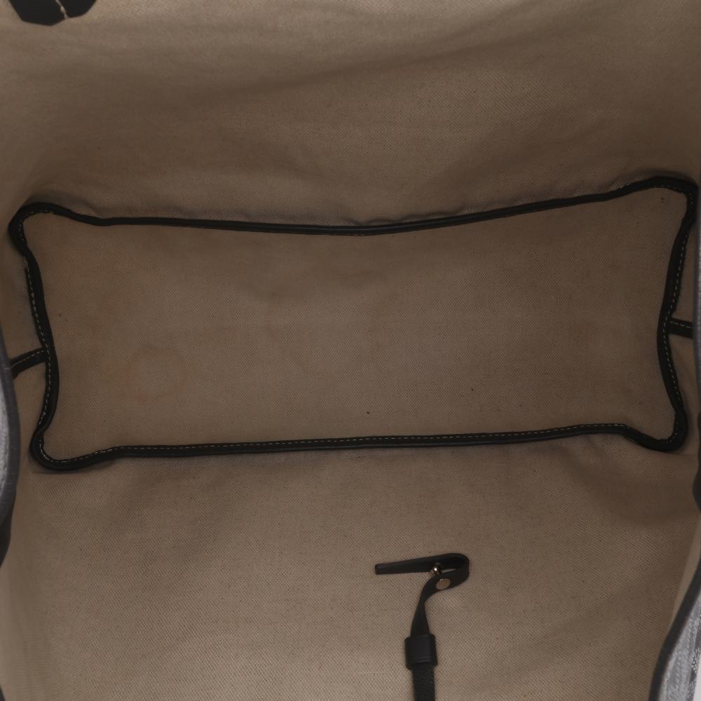 Goyard B Goyard Black Coated Canvas Fabric Goyardine Saint Louis PM France