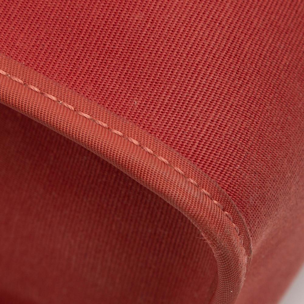 Hermès B Hermès Red Brick with Pink Dark Pink Canvas Fabric Toile Herbag Zip Retourne Verso 31 France