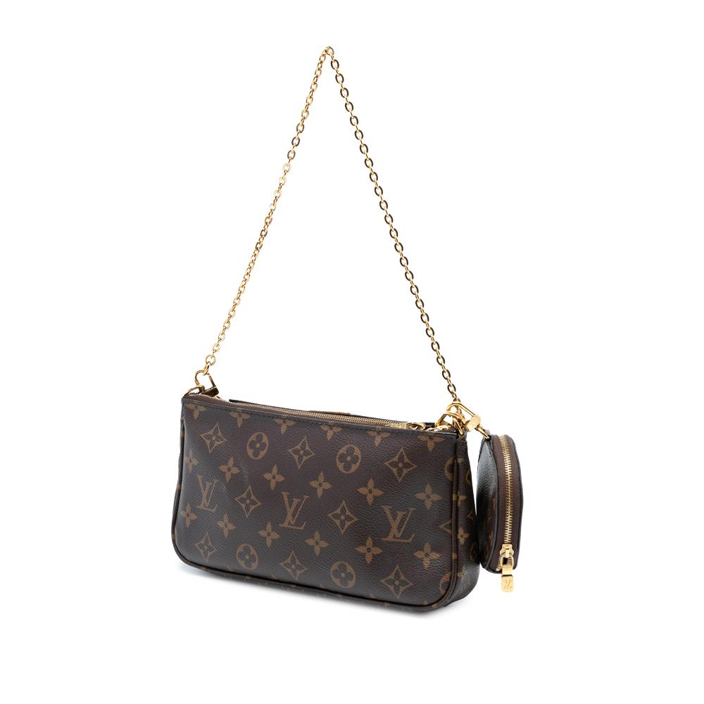 Louis Vuitton B Louis Vuitton Brown Monogram Canvas Fabric Monogram Multi Pochette Accessoires France