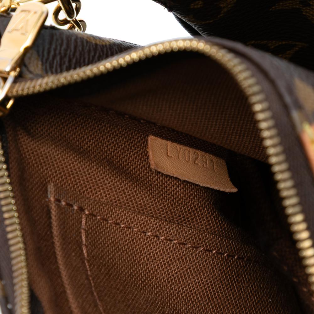 Louis Vuitton B Louis Vuitton Brown Monogram Canvas Fabric Monogram Multi Pochette Accessoires France