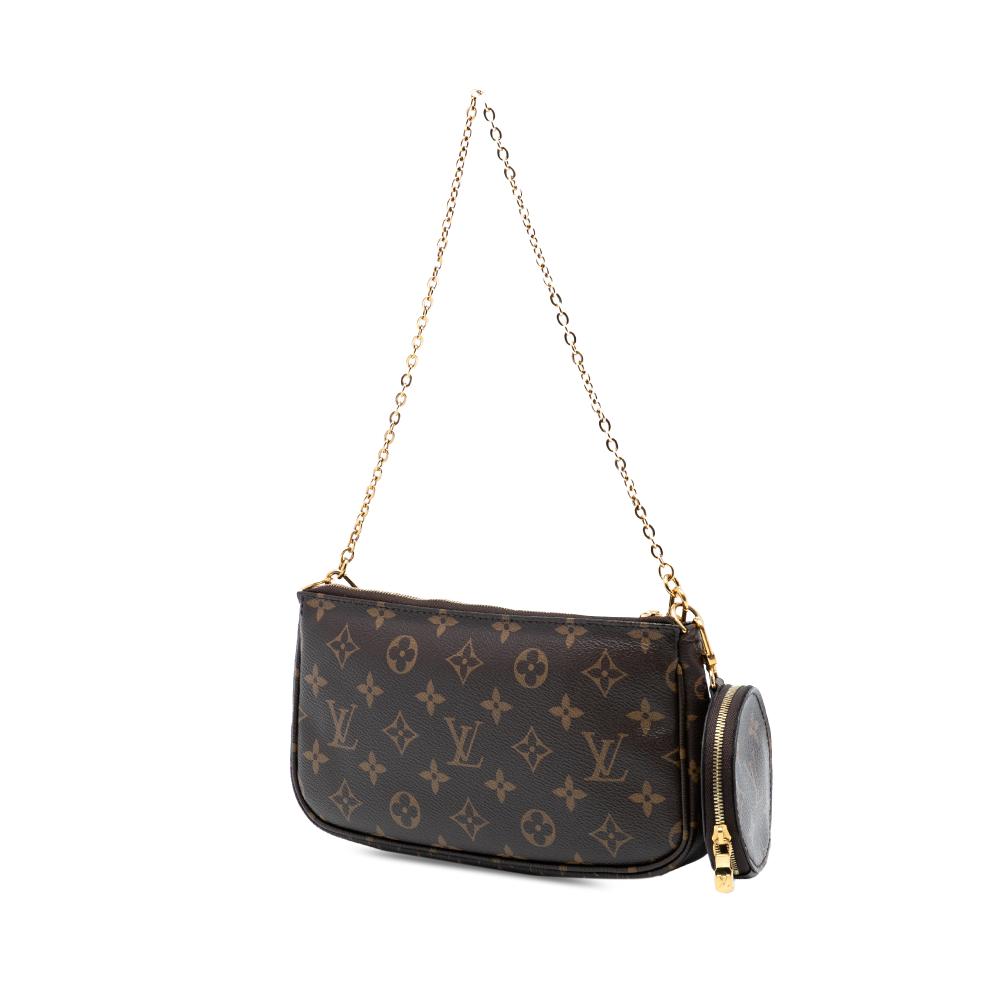 Louis Vuitton AB Louis Vuitton Brown Monogram Canvas Fabric Monogram Multi Pochette Accessoires France