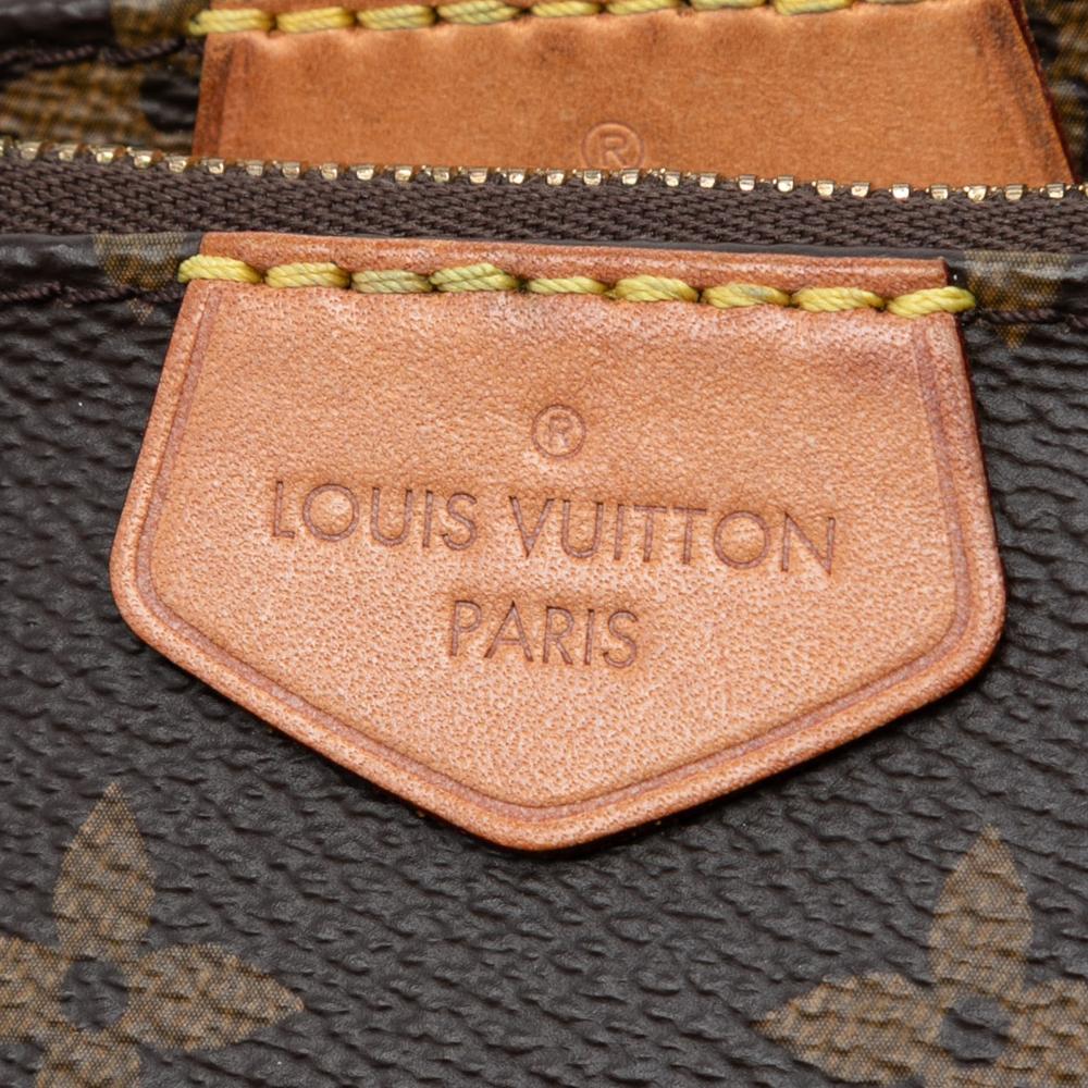 Louis Vuitton AB Louis Vuitton Brown Monogram Canvas Fabric Monogram Multi Pochette Accessoires France