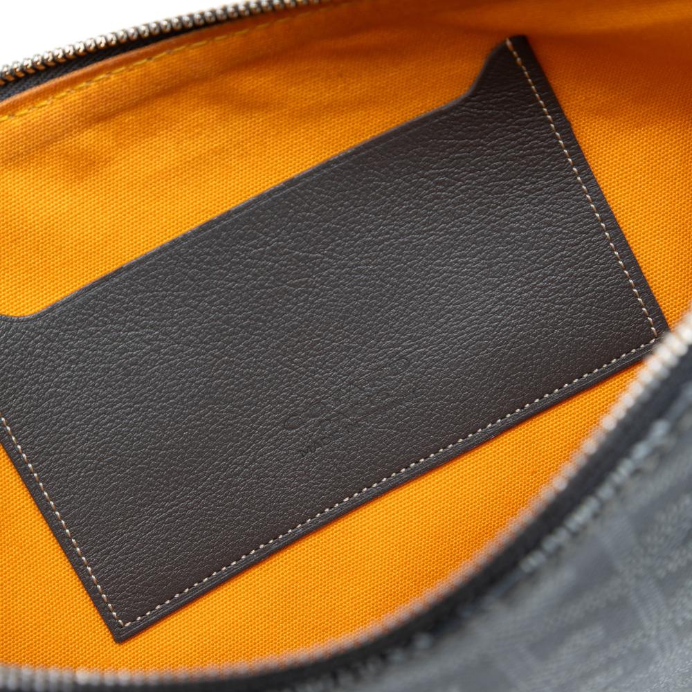 Goyard B Goyard Gray Coated Canvas Fabric Goyardine Senat MM France