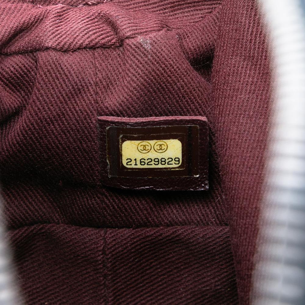 Chanel B Chanel Blue Calf Leather CC Woven skin Bowling Bag Italy