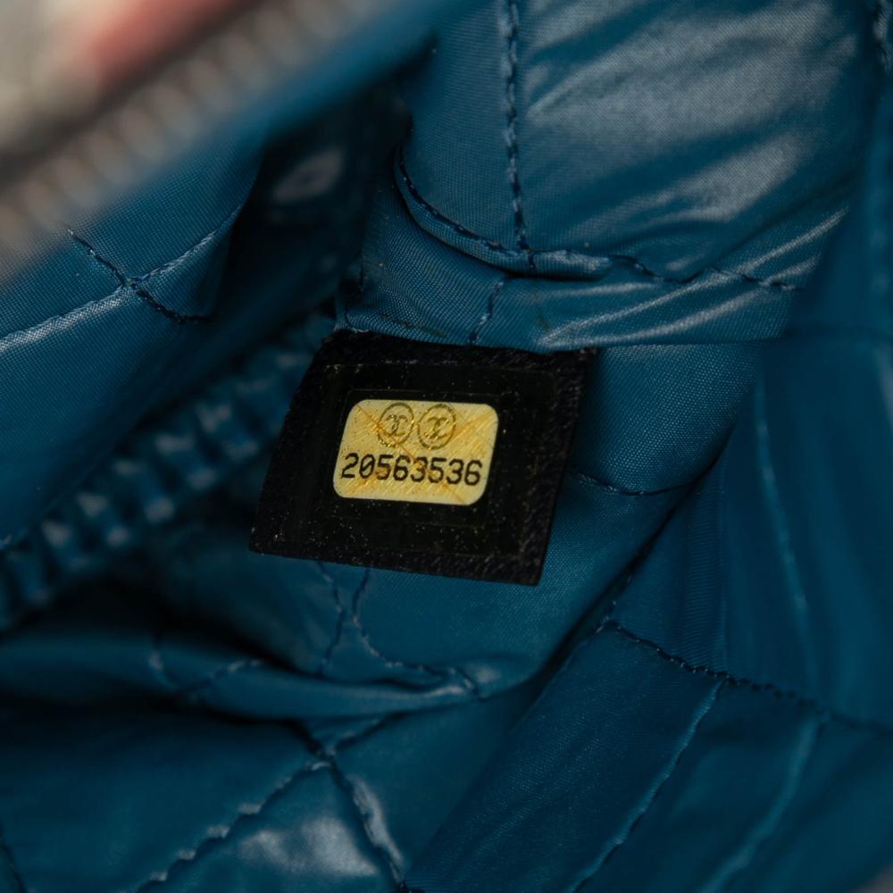 Chanel AB Chanel Multi Lambskin Leather Leather Paris Dubai Large Printed Lambskin Cosmetic Case Italy