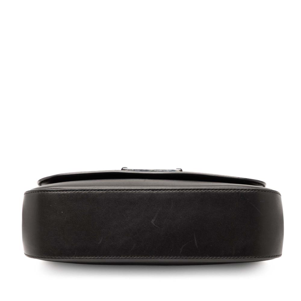 Gucci B Gucci Black Calf Leather Handbag Italy