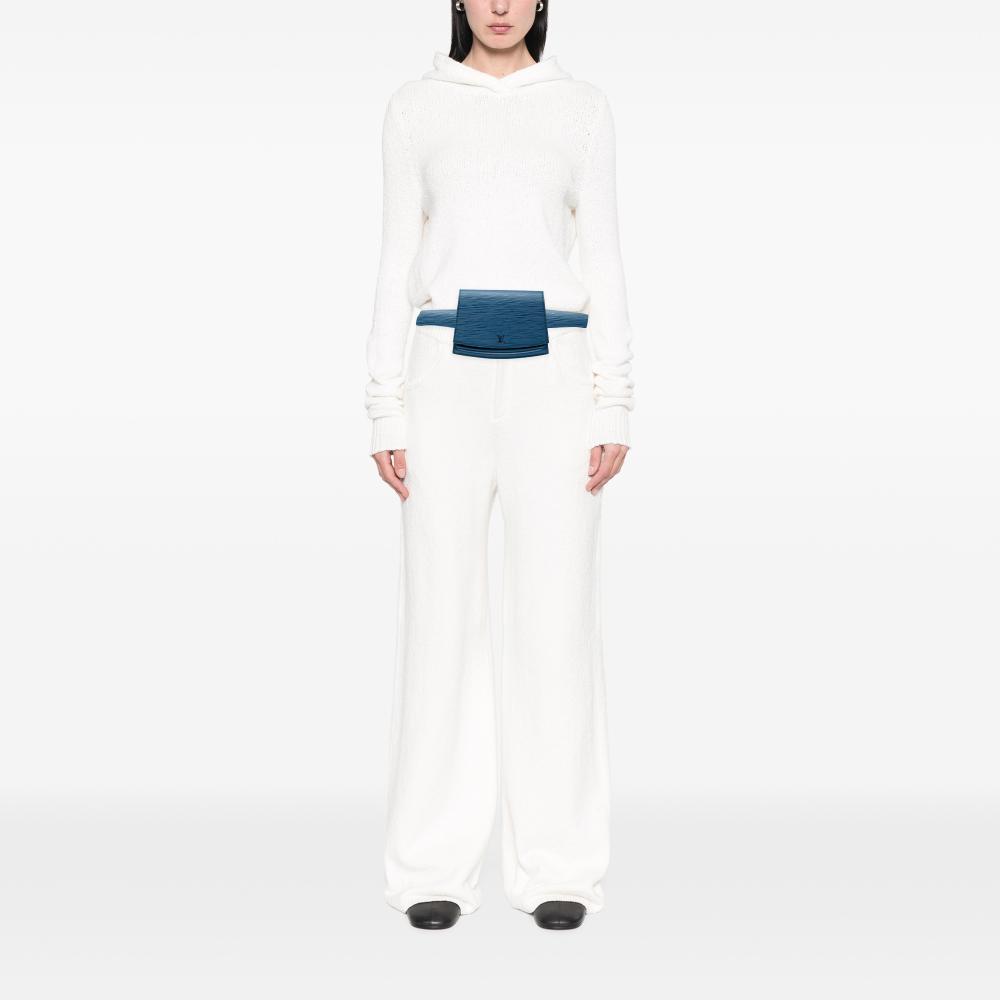 Louis Vuitton B Louis Vuitton Blue Epi Leather Leather Epi Tilsitt Belt Bag France