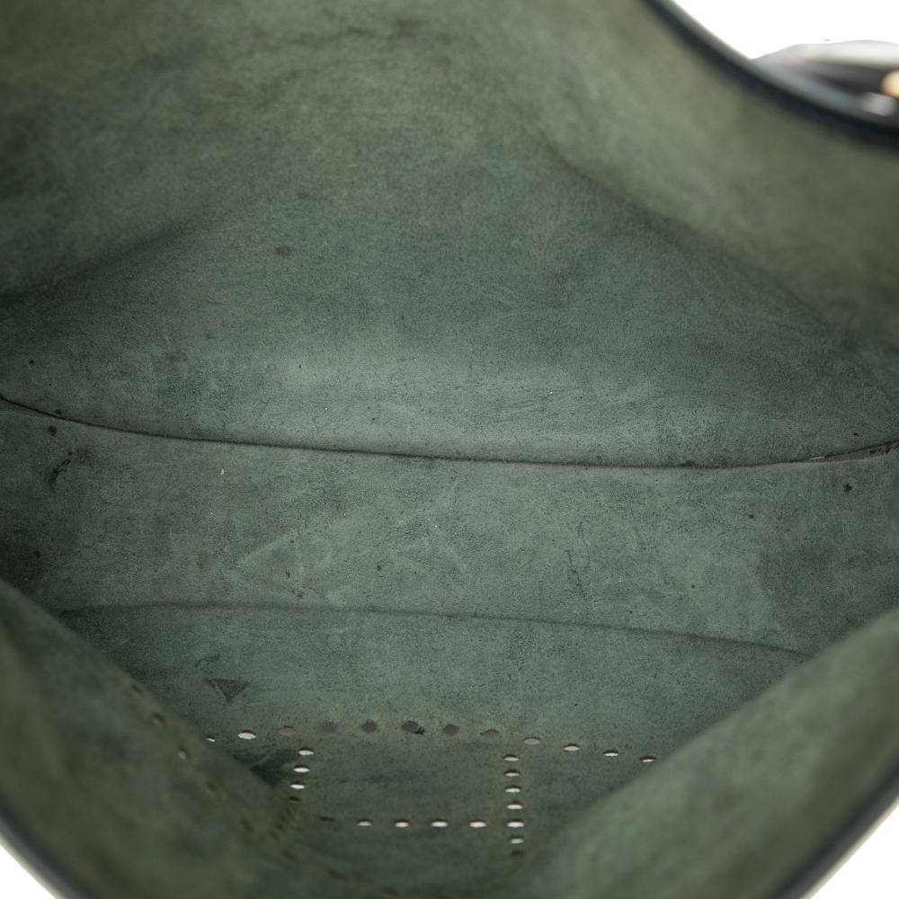 Hermès B Hermès Blue Navy Calf Leather Clemence Evelyne GM France