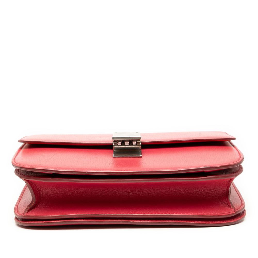 Celine B Celine Red Calf Leather Medium skin Classic Box Italy