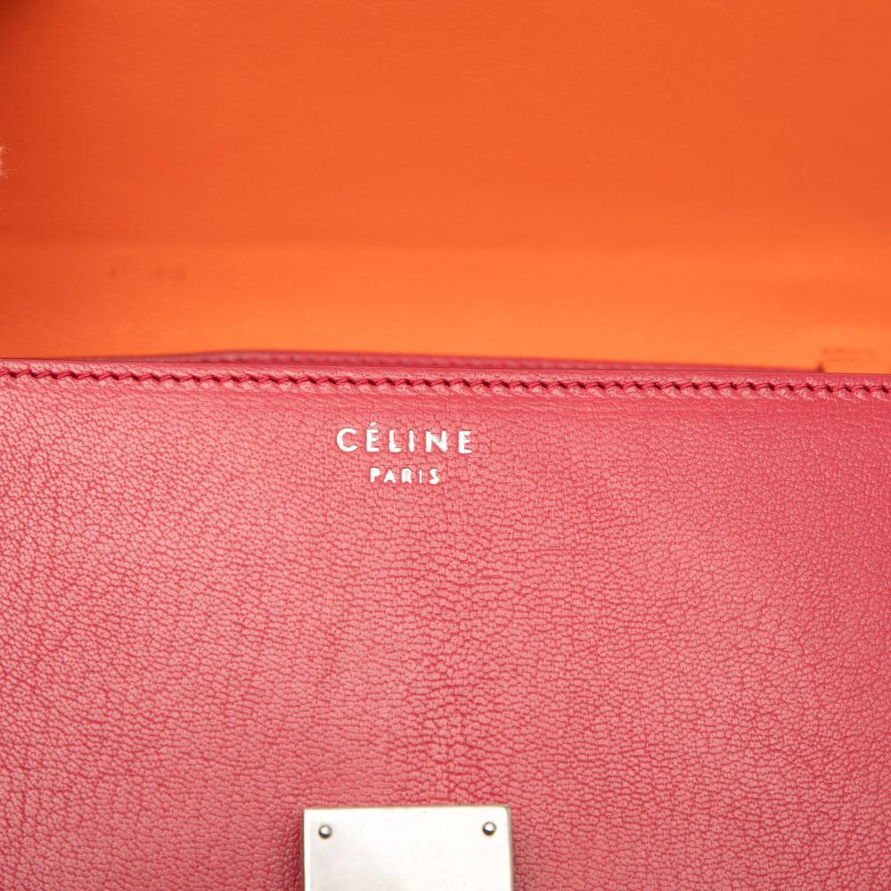 Celine B Celine Red Calf Leather Medium skin Classic Box Italy