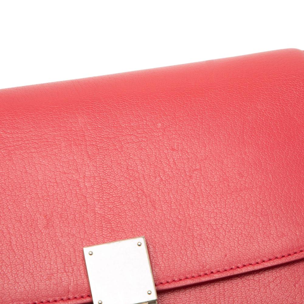 Celine B Celine Red Calf Leather Medium skin Classic Box Italy