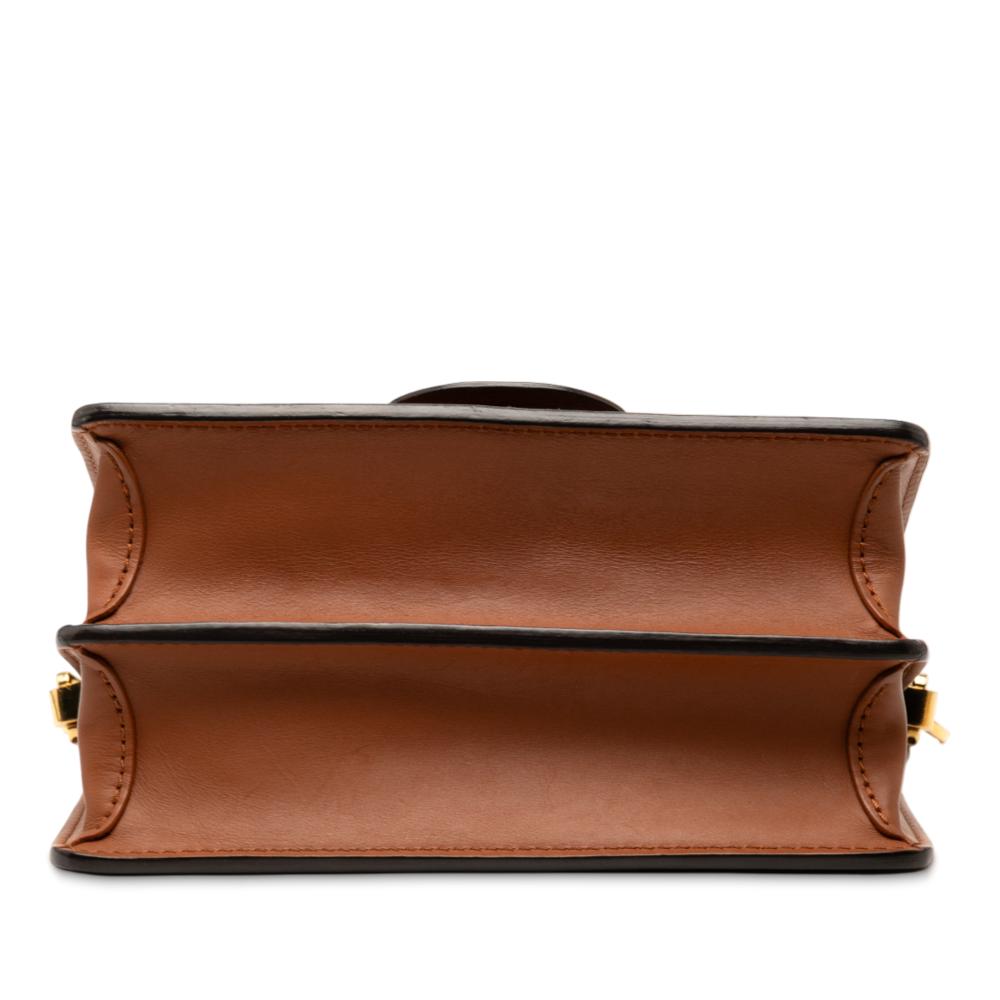 Louis Vuitton B Louis Vuitton Brown Monogram Canvas Fabric Monogram Reverse Mini Dauphine Italy