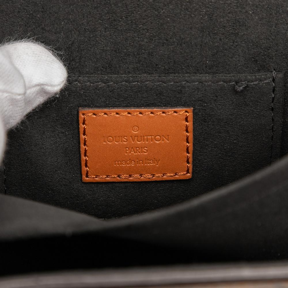 Louis Vuitton B Louis Vuitton Brown Monogram Canvas Fabric Monogram Reverse Mini Dauphine Italy