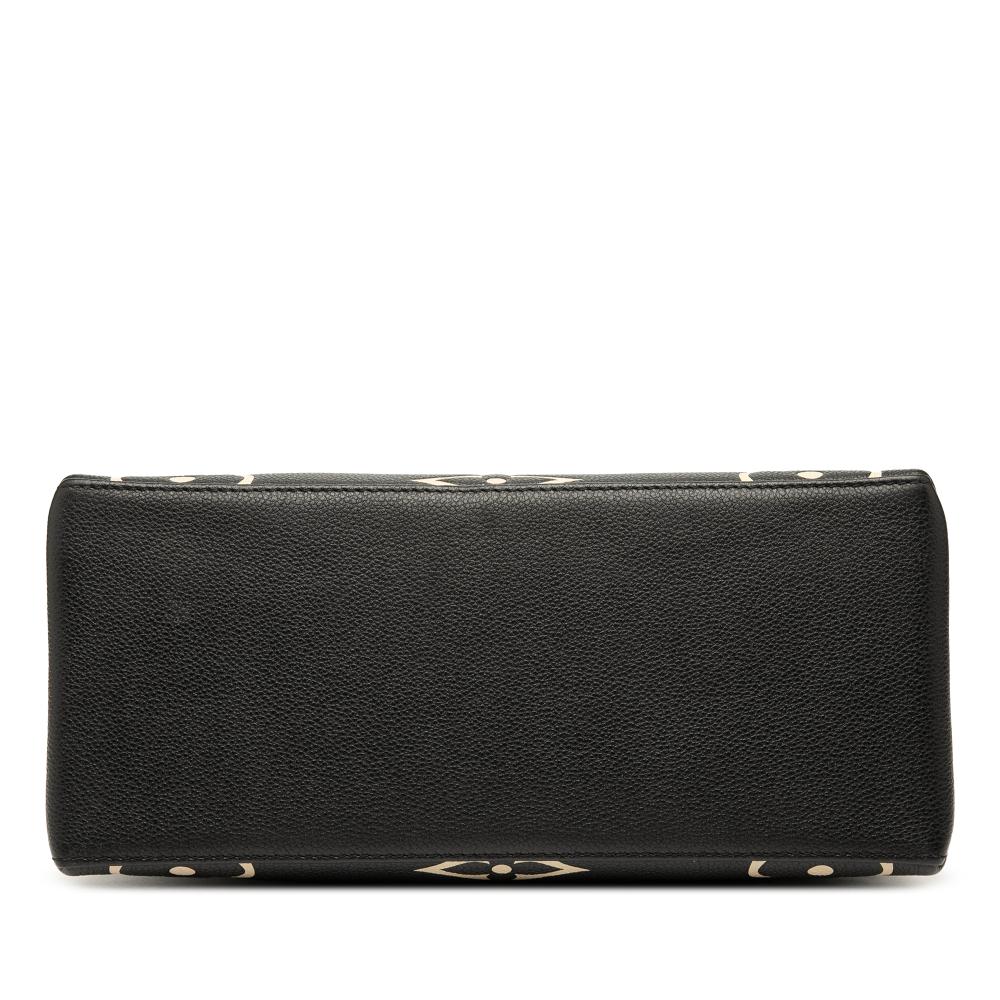 Louis Vuitton AB Louis Vuitton Black Monogram Empreinte Leather Bicolor Giant Petit Palais France