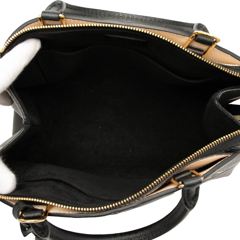 Louis Vuitton AB Louis Vuitton Black Monogram Empreinte Leather Bicolor Giant Petit Palais France