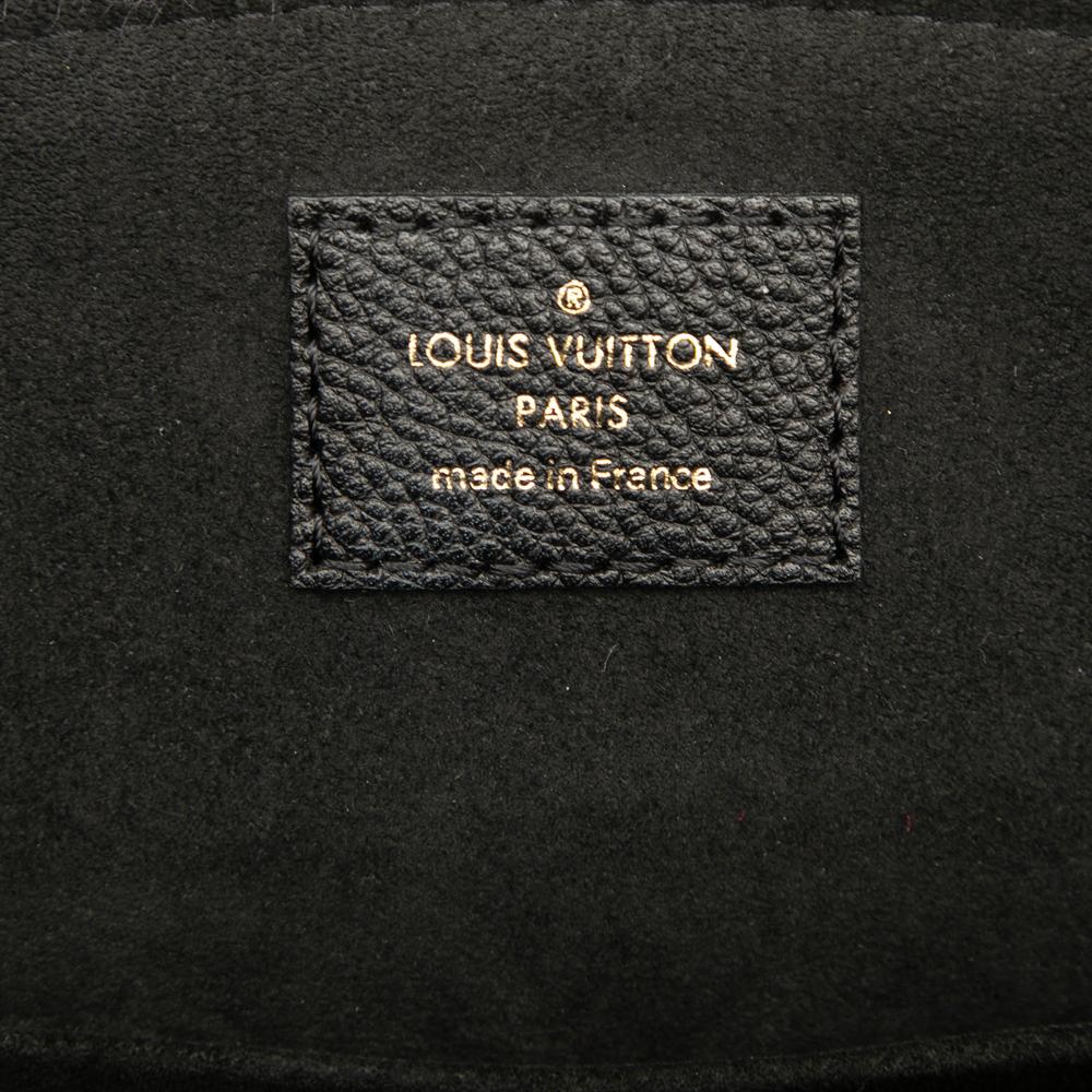 Louis Vuitton AB Louis Vuitton Black Monogram Empreinte Leather Bicolor Giant Petit Palais France