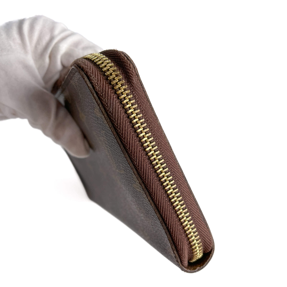 Louis Vuitton Insolite Long Canvas Flap Wallet Brown