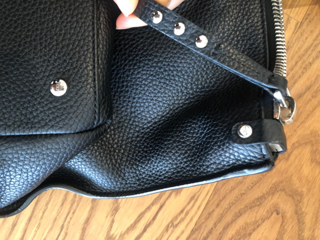 Tods Black Leather shoulder bag