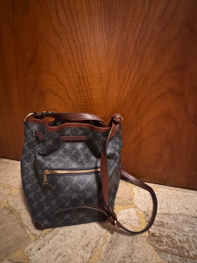 Joop Signature Logo Cortina Bucket crossbody Bag