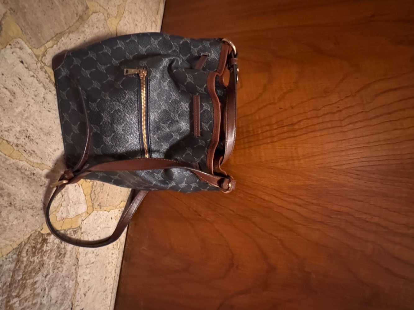 Joop Signature Logo Cortina Bucket crossbody Bag