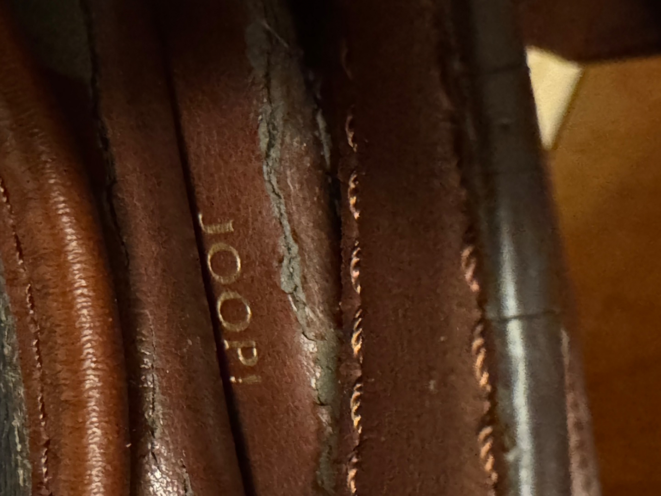 Joop Signature Logo Cortina Bucket crossbody Bag