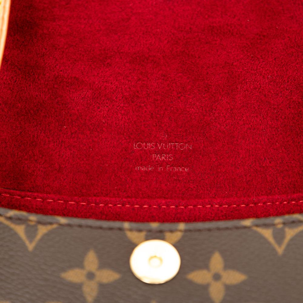 Louis Vuitton B Louis Vuitton Brown Monogram Canvas Fabric Monogram Sonatine France