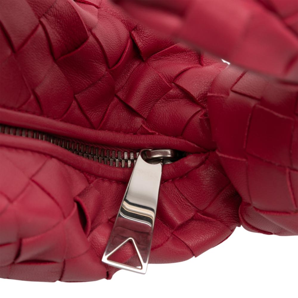 Bottega Veneta AB Bottega Veneta Pink Blush Nappa Leather Leather Mini Nappa Intrecciato Jodie Italy