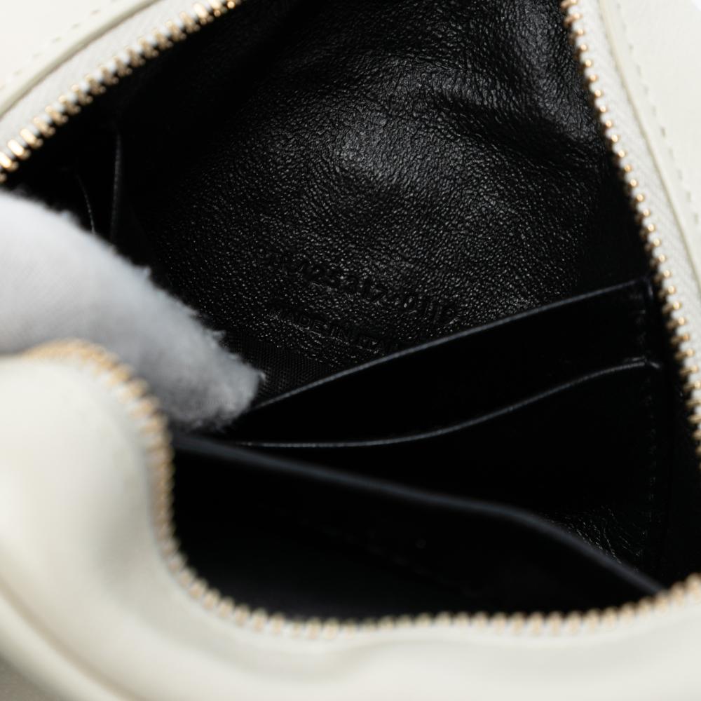 Saint Laurent AB Saint Laurent White Nappa Leather Leather Nappa Monogram Star Print Blogger Bag Italy