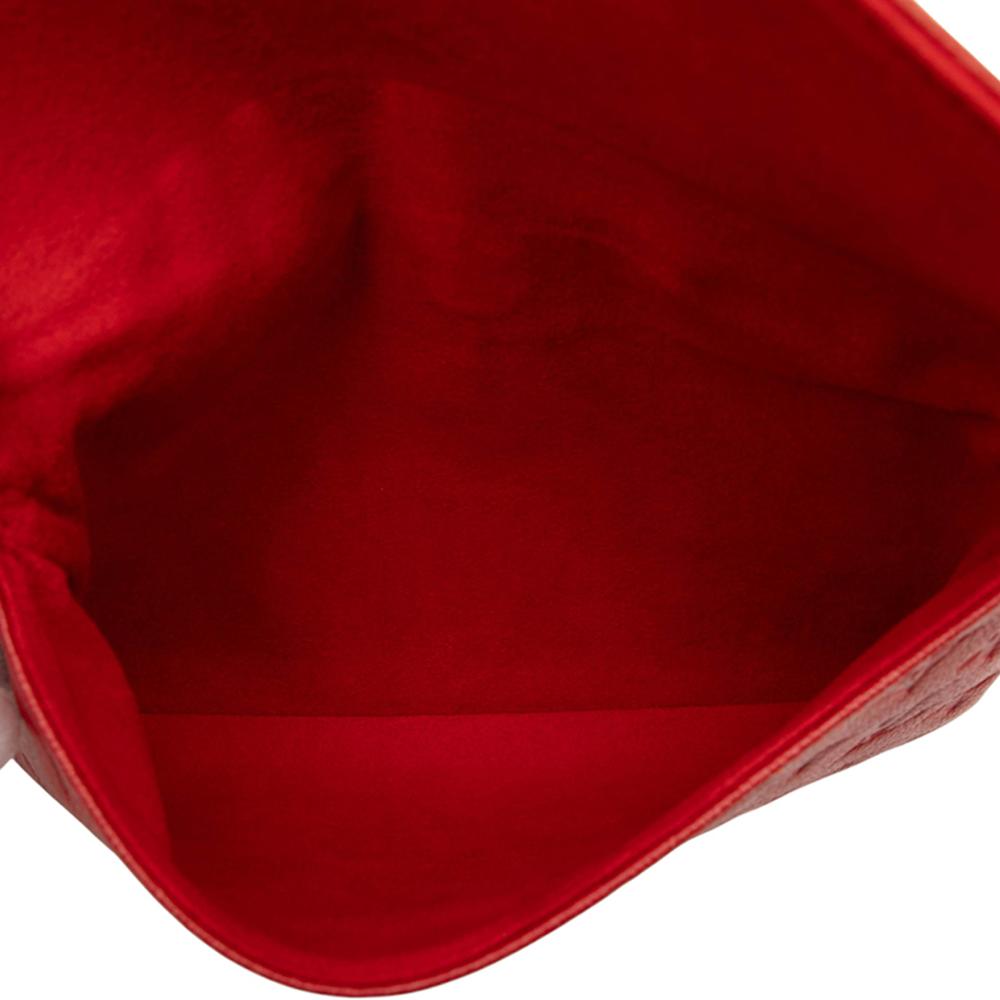 Louis Vuitton B Louis Vuitton Red Monogram Empreinte Leather Twice France