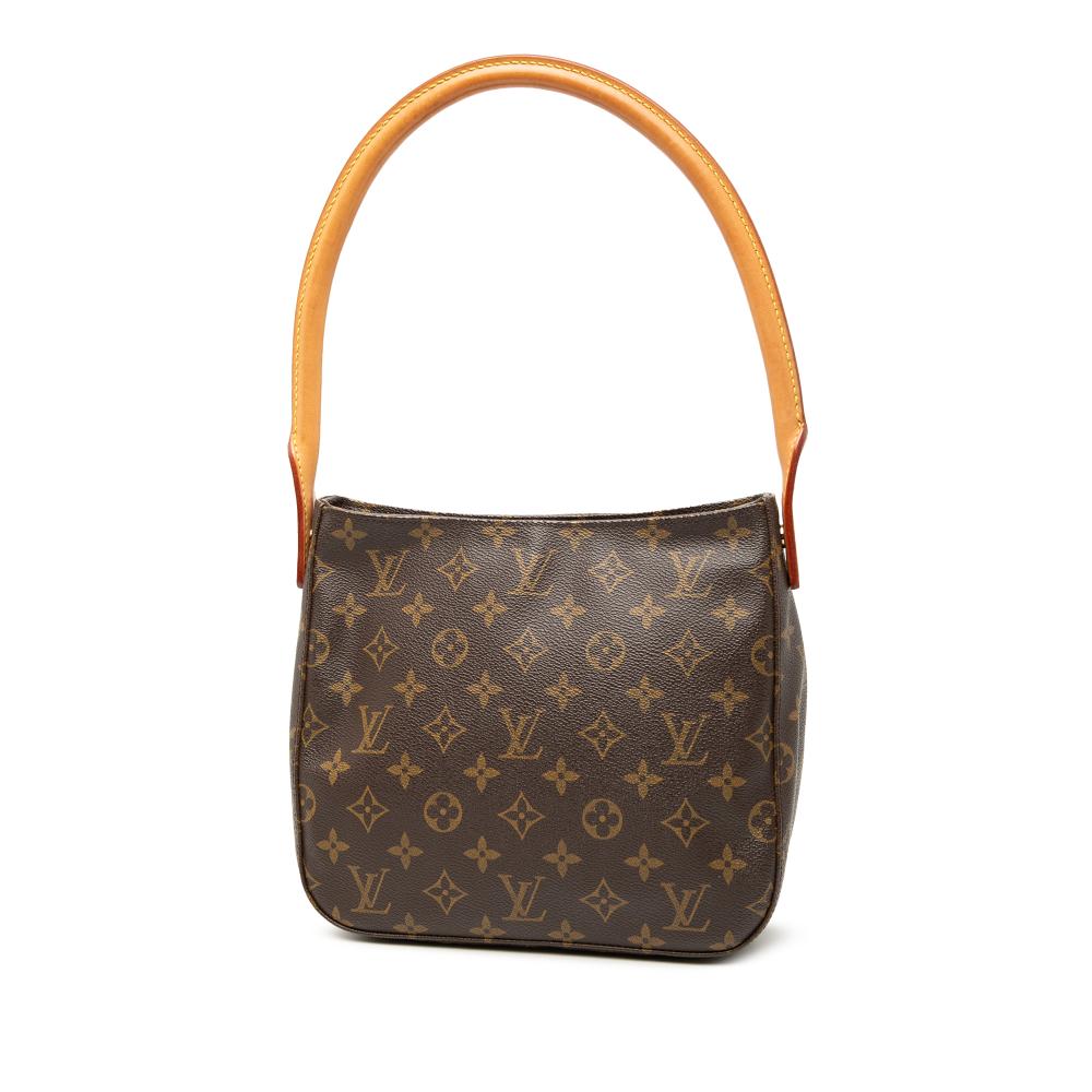 Louis Vuitton B Louis Vuitton Brown Monogram Canvas Fabric Monogram Looping MM France
