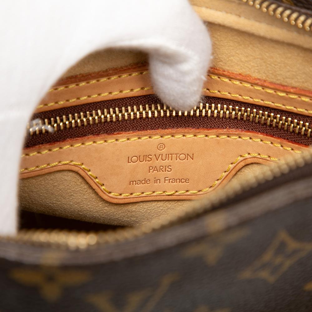 Louis Vuitton B Louis Vuitton Brown Monogram Canvas Fabric Monogram Looping MM France