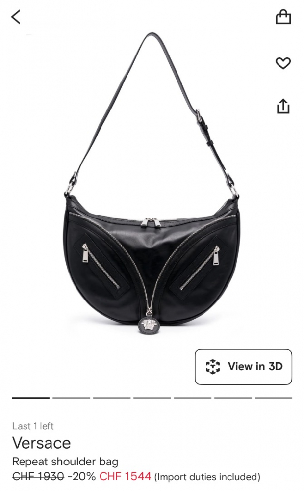 Versace Large Repeat Medusa bag