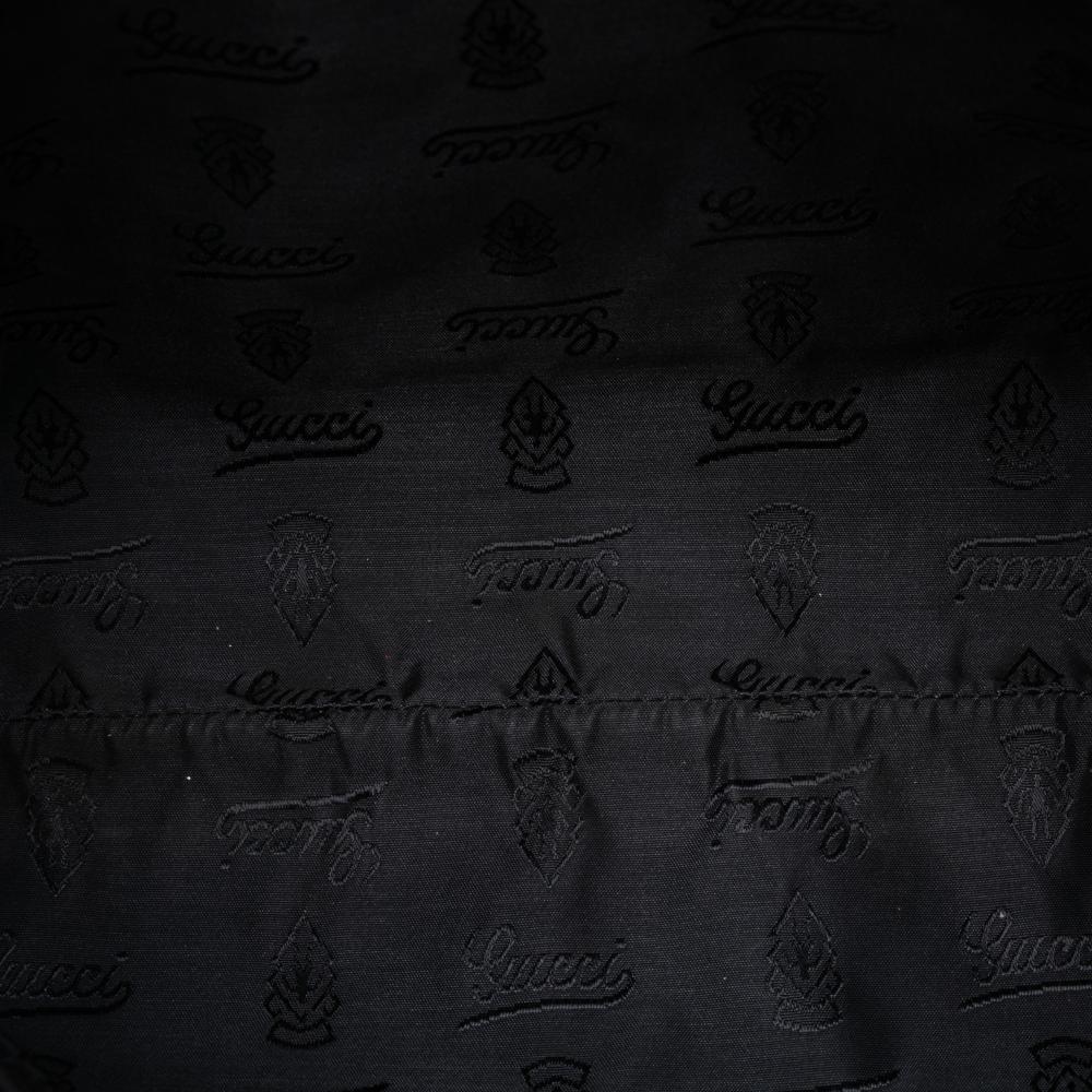 Gucci B Gucci Black Calf Leather Guccissima Crossbody Italy