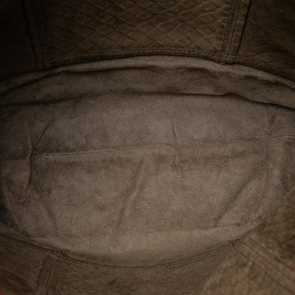 Bottega Veneta B Bottega Veneta Red Indian Red Nappa Leather Leather Nappa Intrecciato Tote Italy