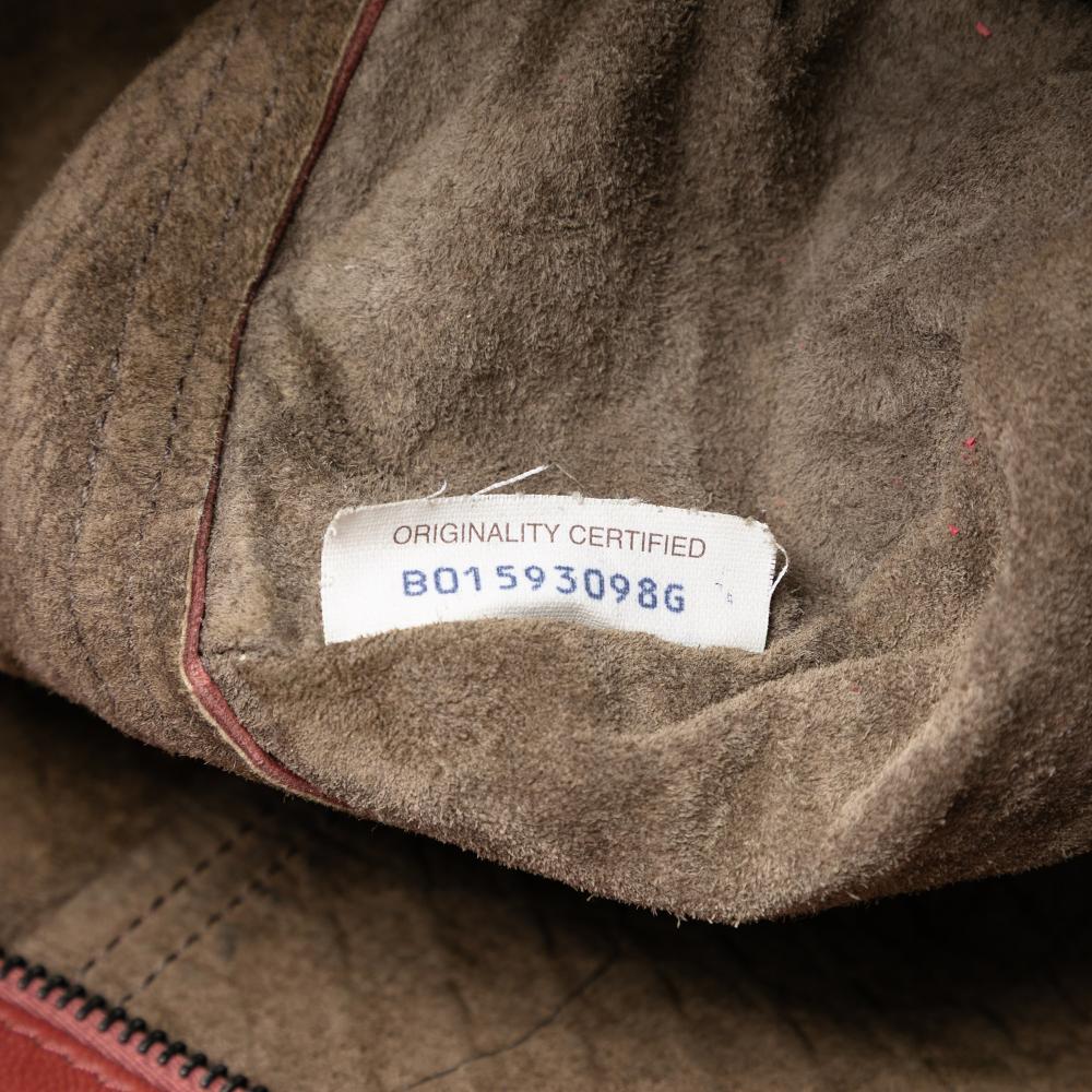 Bottega Veneta B Bottega Veneta Red Indian Red Nappa Leather Leather Nappa Intrecciato Tote Italy