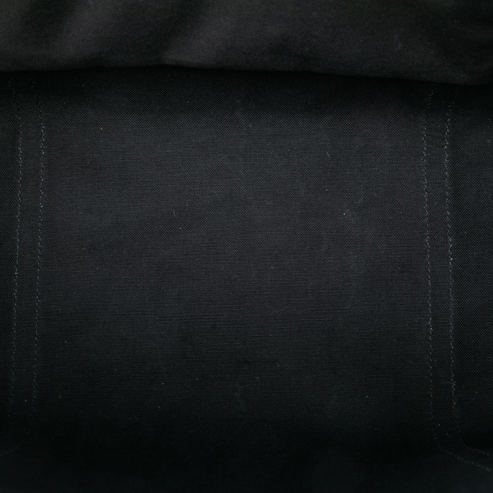 Gucci AB Gucci Gray Coated Canvas Fabric Medium GG Crystal Joy Tote Italy