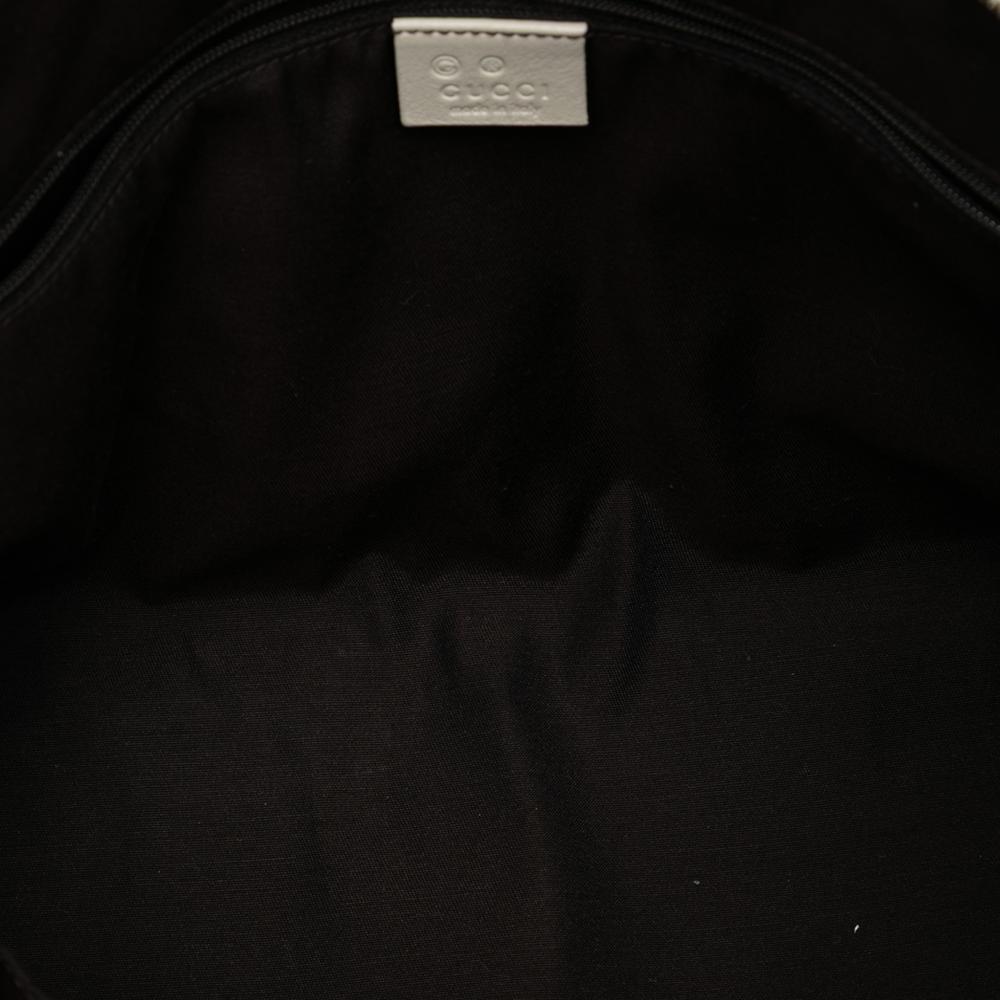 Gucci AB Gucci White Calf Leather Guccissima Princy Tote Italy