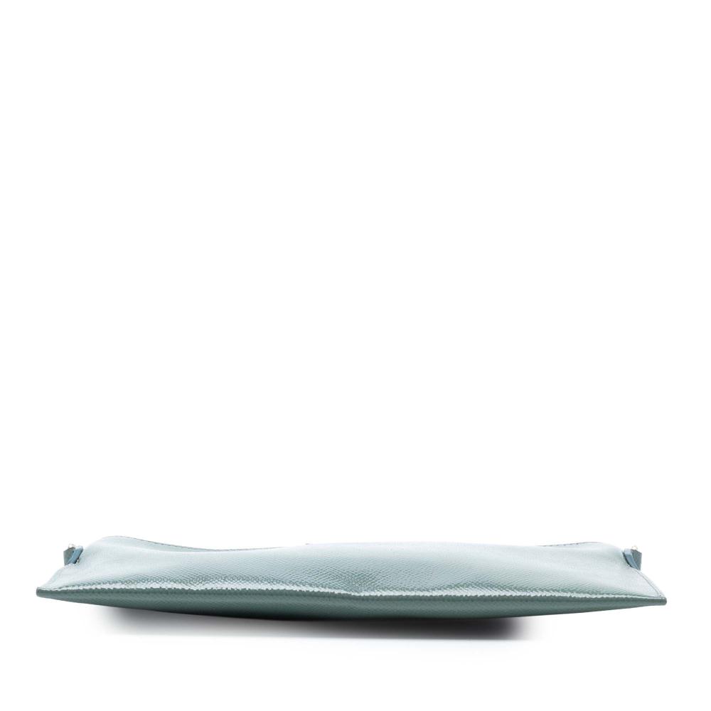 Burberry B Burberry Green Light Green Calf Leather Grained Peyton Crossbody Romania