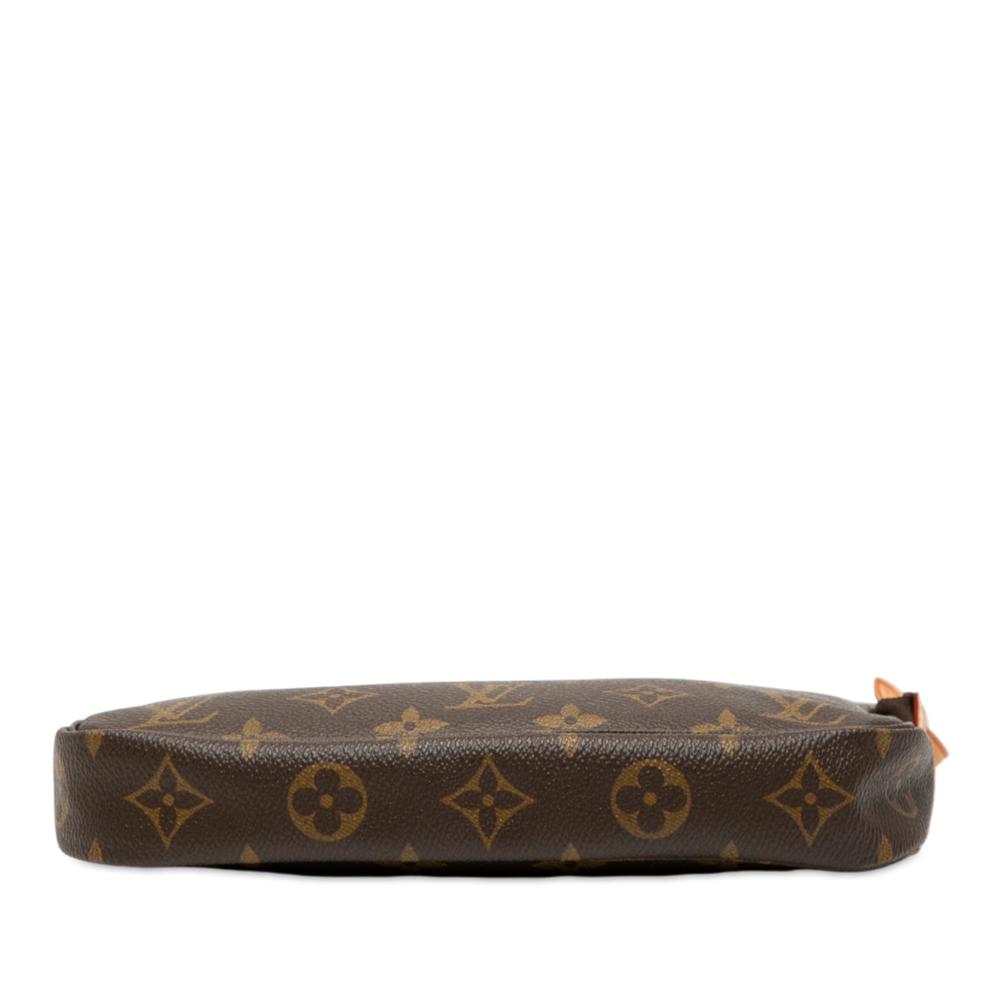 Louis Vuitton AB Louis Vuitton Brown Monogram Canvas Fabric Monogram Pochette Accessoires France