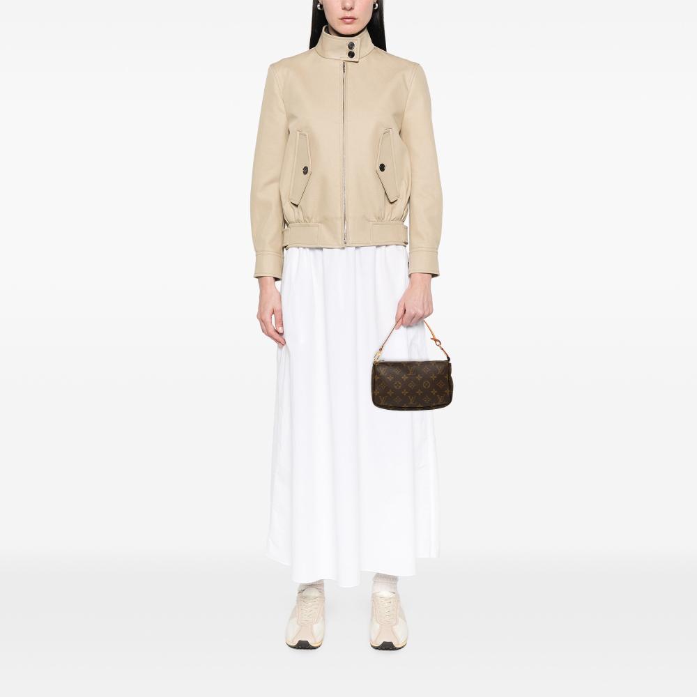 Louis Vuitton AB Louis Vuitton Brown Monogram Canvas Fabric Monogram Pochette Accessoires France