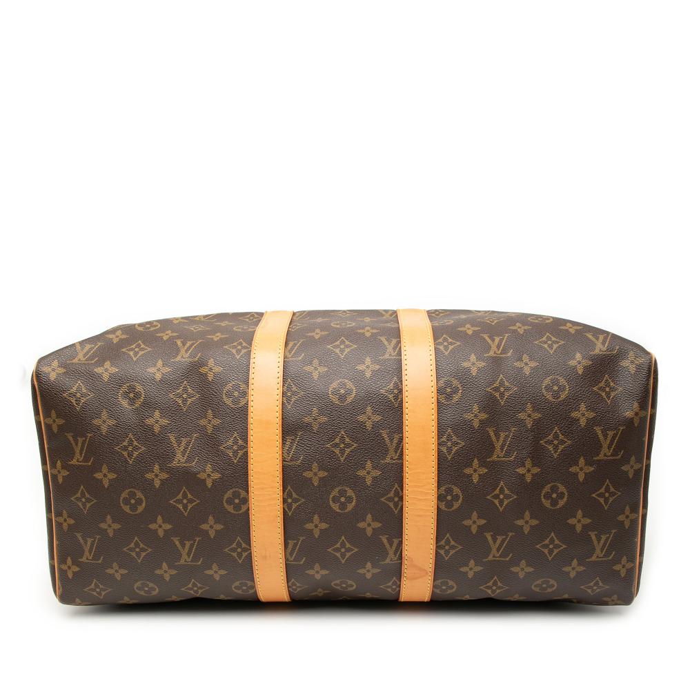 Louis Vuitton B Louis Vuitton Brown Monogram Canvas Fabric Monogram Keepall 45 France